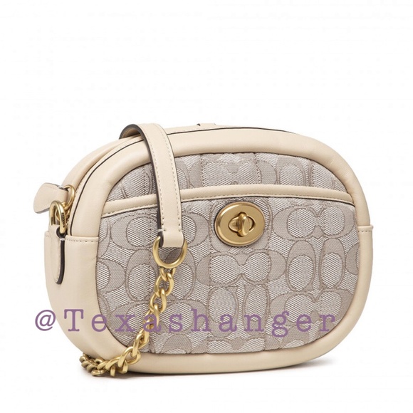 Coach Bags Nwt Coach Small Camera Bag In Signature Jacquard With